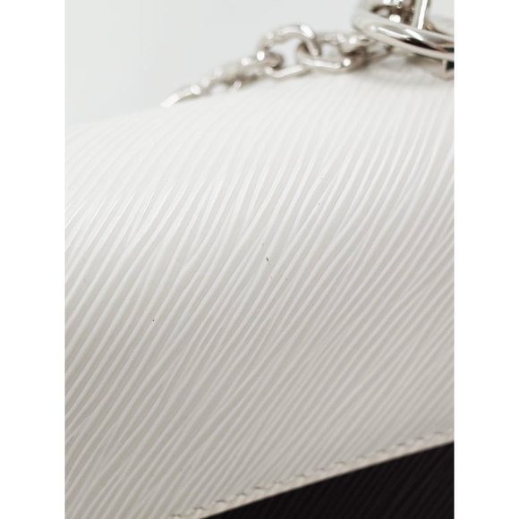 Louis Vuitton Epi Twist MM Shoulder Bag White Black - Picture 5 of 8
